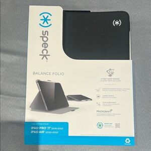 iPad case/stand— in box